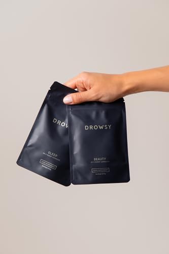 Drowsy Beauty Nighttime Skin Hydration & Wellness Supplement With Marine Collagen Hyaluronic Acid & Vitamin C " Supports Skin Vitality & Relaxation