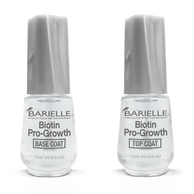 Barielle Biotin Pro-Growth Base Coat & Top Coat Collection 2-Pc Set