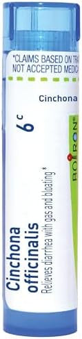 Boiron Cinchona Officinalis 6C For Diarrhea With Gas & Bloating 80 Pellets