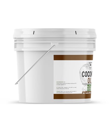 Unpretentious Coconut Oil, 1 Gallon, Food Grade, Non-Hydrogenated, Flavorless & Scentless