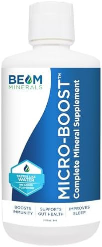 Beam Minerals Micro-Boost Humic Mineral Blend And Insta-Lytes Natural Liquid Electrolytes 2Oz