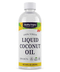 Healthy Origins Coconut Oil, Liquid (100% Virgin) - Virgin, Unrefined, Cold-Pressed Liquid Coconut Oil - 93% MCTs - Centrifuge Extracted Coconut Oil - 20 fl Oz