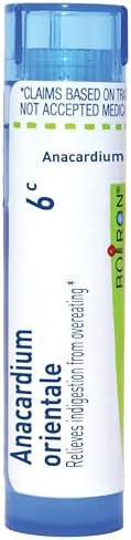 Boiron Anacardium Orientale 6C For Indigestion From Overeating 80 Pellets