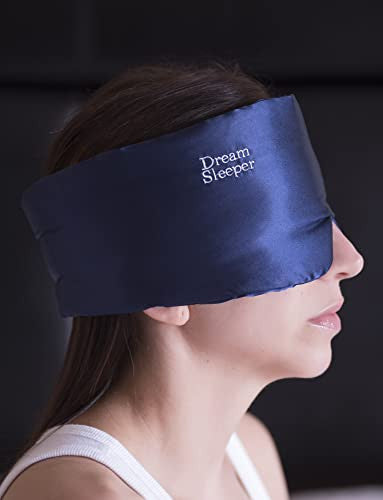 Dream Sleeper Hypoallergenic Sleep Masks For Sleeping | Chronic Migraine | | Side And Back Sleep Mask | Free Lifetime s. Large Straps Silky Total Blackout Mask. Dream Sleeper Mascara Dormir | Women Men