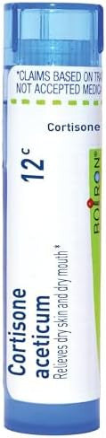 Boiron Cortisone Aceticum 12C For Dry Skin & Dry Mouth 80 Pellets
