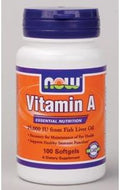 Vitamin A 25000 Iu 100 Sgels By Now Foods (Pack Of 2)