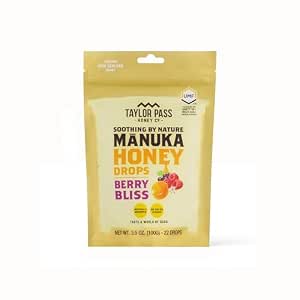 Land Girl Organics New Zealand Raw Premium Manuka Honey | Monofloral, USDA Certified Organic Superfood, UMF 15+, MGO 550+, Medical Grade, 8.8 oz Glass Jar