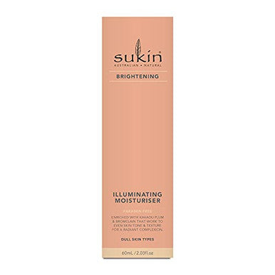 Sukin Brightening Illuminating Moisturiser With Kakadu Plum & Vitamin E 2.03 Ounce