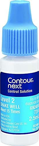 Ascensia Contour Next Control Solution For Glucose Test Meter Level 1 2.5Ml Bottle
