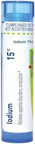 Boiron Iodium 15C For Appetite Disorders & Emaciation 80 Pellets