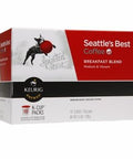 Seattle's Best Coffee K-Cup Pods, Breakfast Blend, 10 CT (Pack - 4)