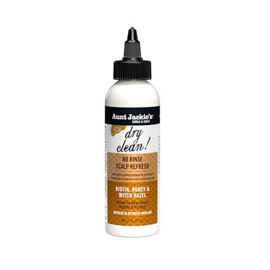 Aunt Jackie'S Braid + Twist Collection Dry Clean No Rinse Scalp Refresh Detox And Moisturize Scalp With Witch Hazel Scalposine Biotin And Honey 6 Fl Oz