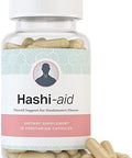 Hashiaid - Low Thyroid Supplement - Hashimoto'S Disease Support - Hypothyroidism - Fight Fatigue, Balance Hormones, Promote Focused Energy - Turmeric, Iodine, Zinc, Selenium And More