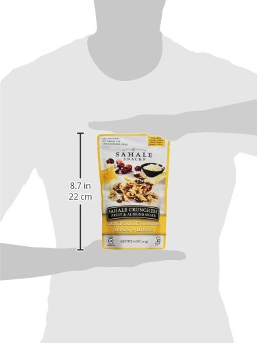Sahale Snacks Crunchers, Almonds with Cranberries, Sesame Seeds + Honey, 4 oz