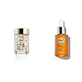 Roc Am To Pm Glow + Smooth Serum Bundle: Roc Vitamin C Serum For Day + Retinol Serum Night Capsules For Fine Lines Wrinkles And Uneven Tone