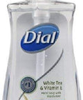 Dial White Tea & Vitamin E Hand Soap w/ Moisturizer 7.5 Fl Oz Pack of 4