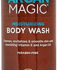 Argan Magic Cleansing Body Wash - Gently Cleanses Revitalizes & Smooths Skin Enriched With Argan Oil Sweet Almond Oil & Vitamin E Made In Usa Paraben Cruelty (32 Oz / 946 Ml)