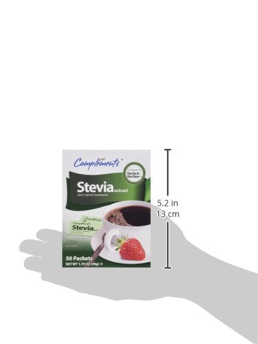 COMPLEMENTS Zero Calorie Sweetener with Stevia Extract (50 packets)