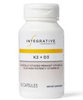 Integrative Therapeutics K2 + D3 Supplement for Heart Health and Bone Strength* Daily Vitamins for Calcium Absorption Supports Vitality GlutenFree ThirdParty Tested 60 Count (60 Servings)