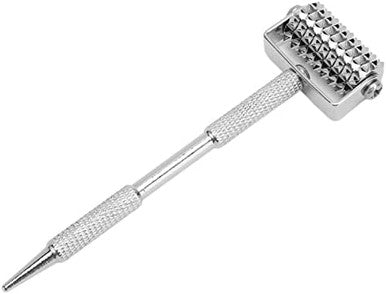 Brrnoo Stainless Steel Point Roller Pen Ergonomic Design Painless Acupuncture Tool Multi Purpose Pain Relief And Body Massage For Auricular Point