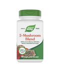 Nature'S Way 5-Mushroom Blend With Lion S Mane Shiitake Reishi Maitake Chaga Mushroom 60 Vegan Capsules