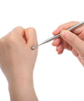 Liqwei Acupuncture Pen Fascia Release Tools Reflexology Tools Ear Body Point Probe Tip Stainless Steel Relax Trigger Point Massage Fascia Tool For Deep Tissue 1 Pc