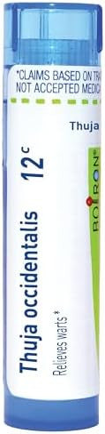 Boiron Thuja Occidentalis 12C Homeopathic Medicine For Painless Wart Removal 80 Pellets