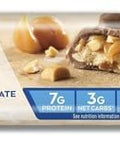 Atkins Caramel Chocolate Nut Roll Snack Bar Protein Snack High In Fiber 2G Sugar 5 Count