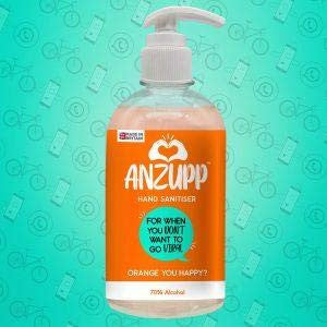 Anzupp 70% Alcohol Orange Hand Sanitiser 500ml