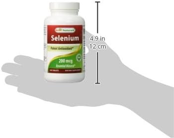 Best Naturals Selenium 200 mcg Supplement 240 Count