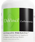 Davinci Labs Ultimate Prenatal Nutritional Supplement With Vitamins Minerals Amino Acids And More 150 Tablets