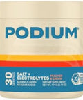 Podium Nutrition Training Salt + Electrolytes Powder Peaches & Cream Post Workout Hydration & Muscle Recovery Support Electrolyte Drink Magnesium Potassium Calcium & Sodium Salts 30 Servings