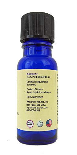 Wyndmere Lavender Essential Oil - 100% Pure Therapeutic Quality For Diffuser - - Made In Usa 10Ml
