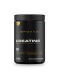 Spoken Nutrition Creatine Monohydrate Build Lean Muscle Mass And Improve Recovery Unflavored Powder 90 Servings Strength & Performance Support