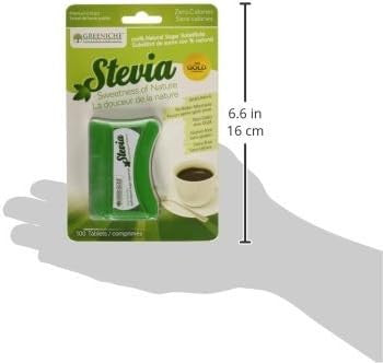 Greeniche Natural Stevia (Tablets) 100 Count