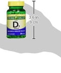 Spring Valley twin pack vitamin d3 2000I.U. Immune Health/Bone Health 200 so...