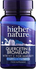 (2 Pack) - Higher Nature - Quercetin & Bromelain | 60's | 2 Pack Bundle