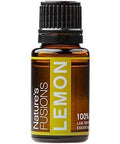 Nature s Fusions Lemon 100% Pure and Essential Oils 15 mL