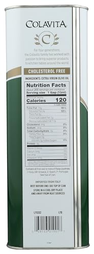 Colavita Extra Virgin Olive Oil in Tin, 3L Tin