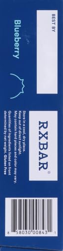 RXBAR Protein Bars, Protein Snack, Snack Bars, Blueberry, 9.1oz Box (5 Bars) (Pack of 2)