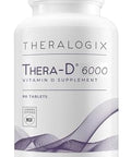 Theralogix TheraD 2000 Vitamin D Supplement 2000 IU (50 mcg) Vitamin D3 Tablets 180Day Supply Immune Support Supplement for Women and Men Aids Bone and Heart Health NSF Certified 180 Tablets