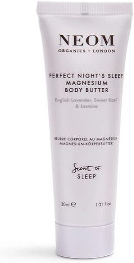 Neom- Perfect Night'S Sleep Magnesium Body Butter, 30Ml | Lavender, Jasmine & Basil
