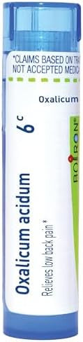 Boiron Oxalicum Acidum 6C For Lower Back Pain 80 Pellets