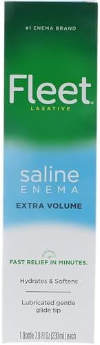 Fleet Enema Extra Saline Laxative 7.8 Oz. (Pack Of 3)