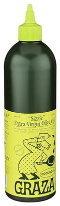 Graza Sizzle Extra Virgin Olive Oil, No Hydrogenated Fats, 750 ML (Pack of 6)