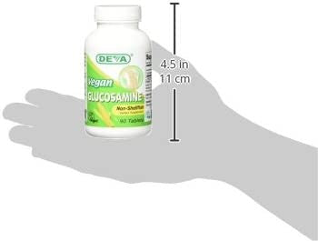 Deva Vegan Vitamins Glucosamine Tablets, 90-Count Bottle
