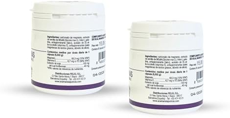 Ana Maria Lajusticia Isoflavones With Magnesium And Vitamine E For 60 Days Set Of 2 Units Gluten