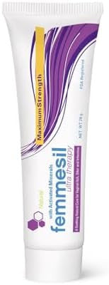 Femmesil Yeast Infection Ointment Max Strength, Vaginal Yeast Infection Treatment For Women Feminine Care, Natural Antifungal Cream To Relieve Vaginal Itch & Irritation (28G)