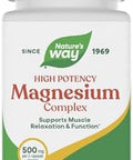 NatureS Way Magnesium Complex Supports Muscle Relaxation Muscle Function Promotes A Sense Of Calm Magnesium Citrate And Oxide 100 Capsules (Packaging May Vary)