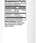 21St Century 2000 Mg Cinnamon Plus Chromium Vegetarian Capsules (120 Count) Cinnamon Supplements Supports Sugar & Carbohydrate Metabolism Gluten Nongmo No Added Yeast Or Artificial Flavors